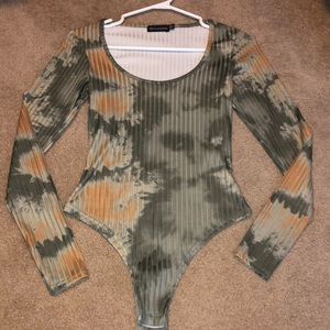 Acid wash bodysuit